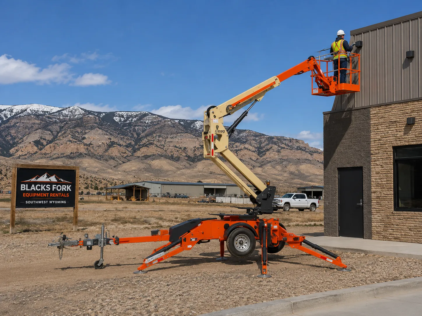 Towable JLG Boom Lift T350