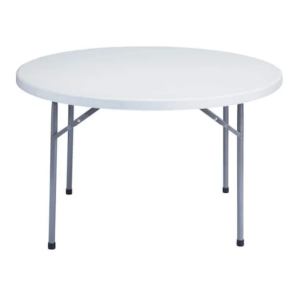 60" plastic round table