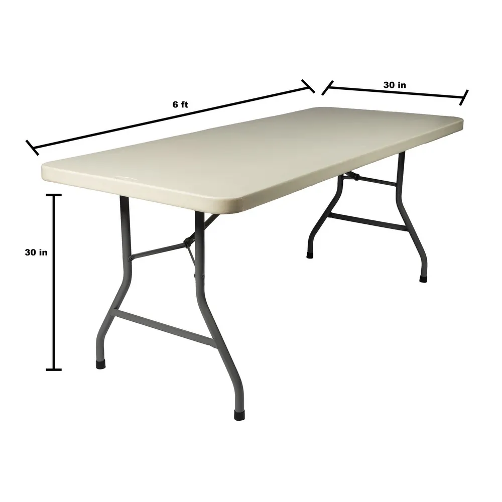 6' Plastic Rectangle Table