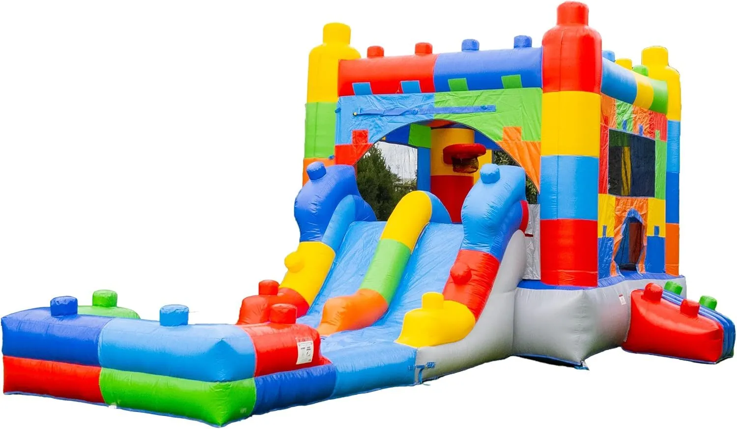 Block Party Bounce House and Slide Combo