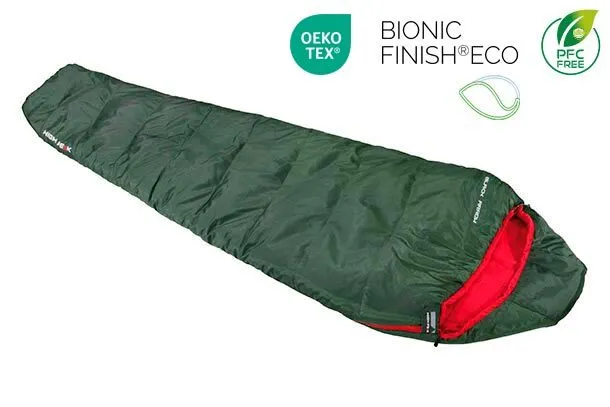 Sleeping bag +8 comfort High Peak Black Arrow