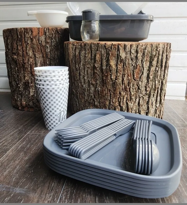 Picnic set (plastic, for 6 people)