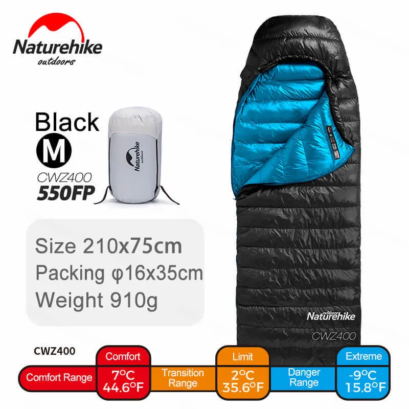 Sleeping bag +7 Naturehike CWZ400 (light weight)
