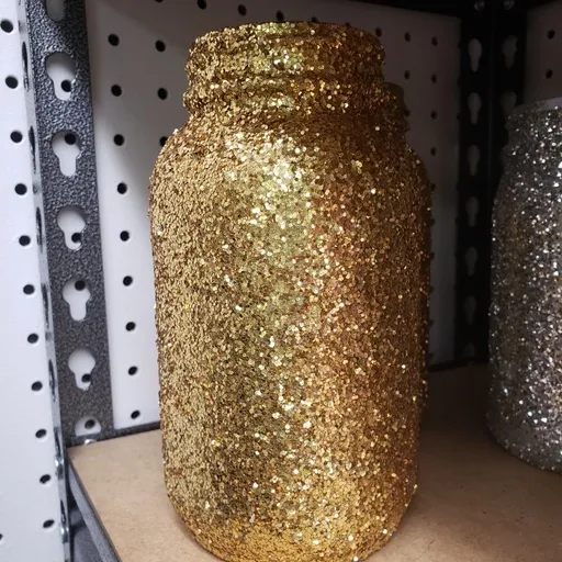 Gold Glitter Vasees