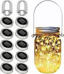 Warm White Solar Lights for Mason Jars