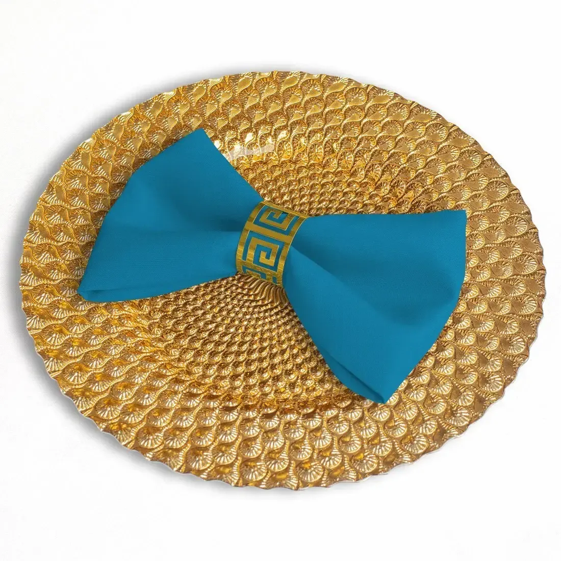 Caribbean Blue Napkins 20 X 20 Inch Polyester