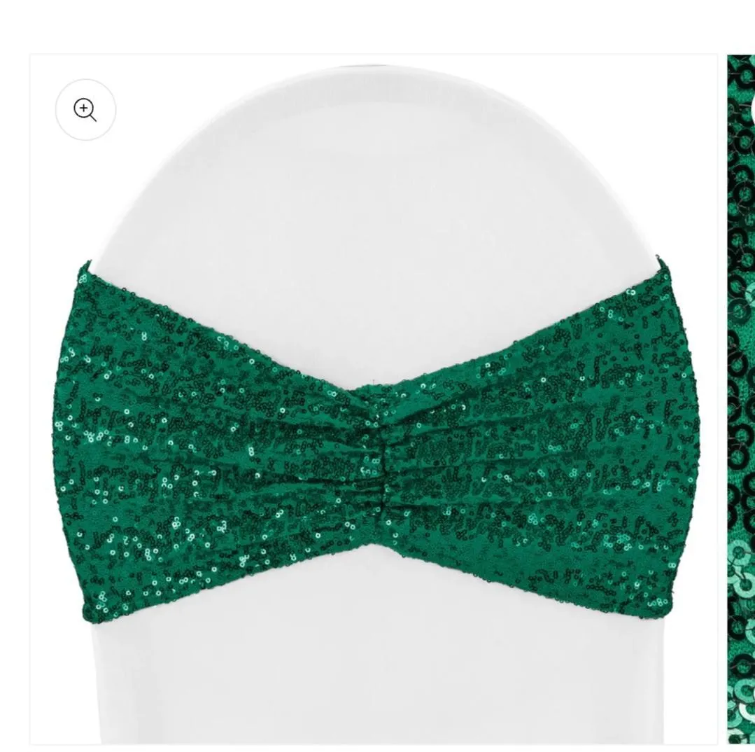 Emerald Green Gatherened Glitz Chair Band