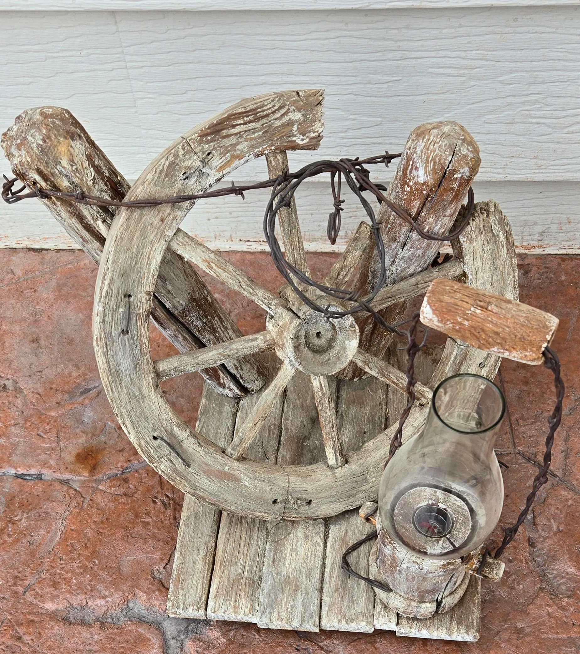 Western Decor with Candle Holder