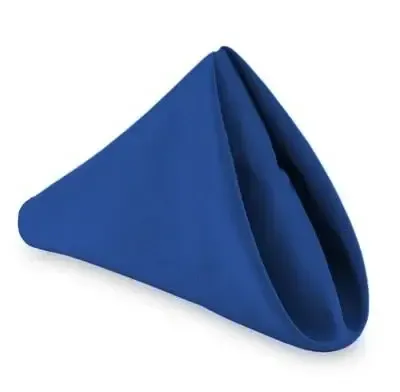 Royal Blue Polyester Napkins 20 X 20 Inch