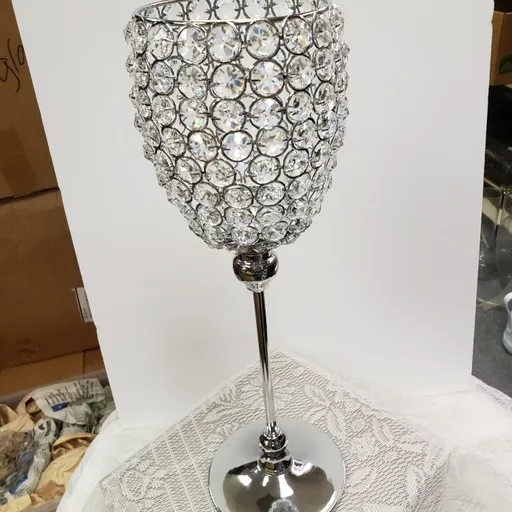 Crystal silver Centerpieces