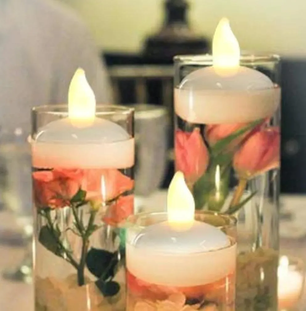 3 Inch Water Activated Warm White Floating Candles