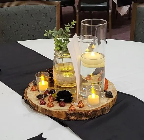 Black Polyester Runner