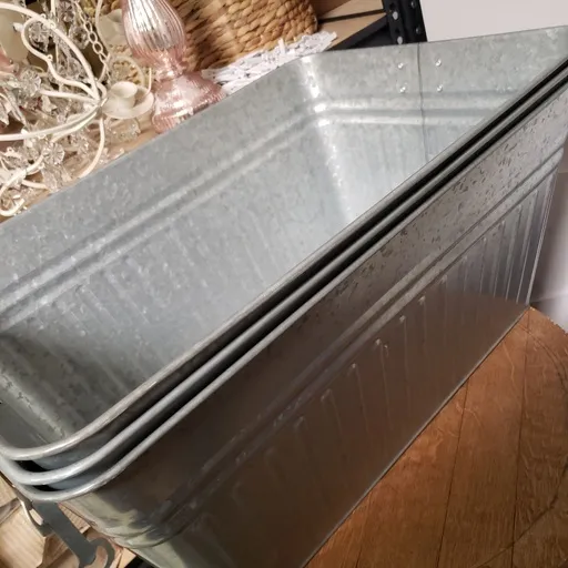 Galvanized buckets