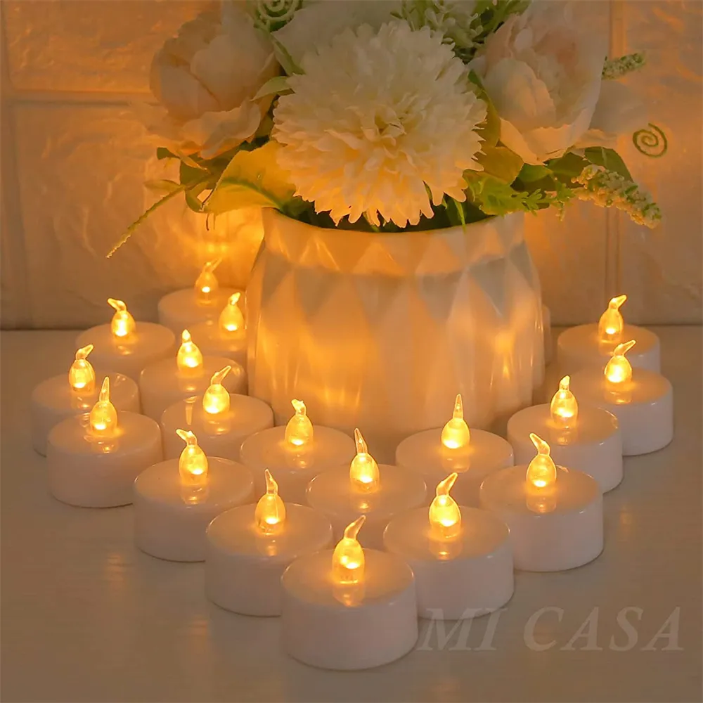  Battery Operated Warm White Tealights