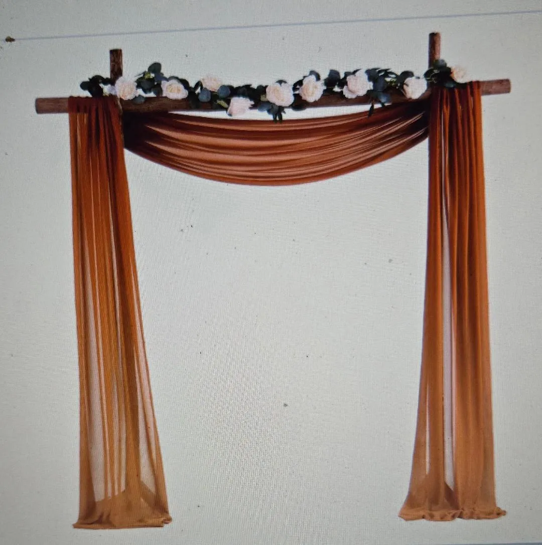 Rust Colored Valance 30 Ft X 10 Ft
