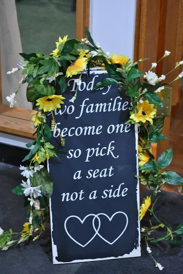 Today Two Families become One Sign