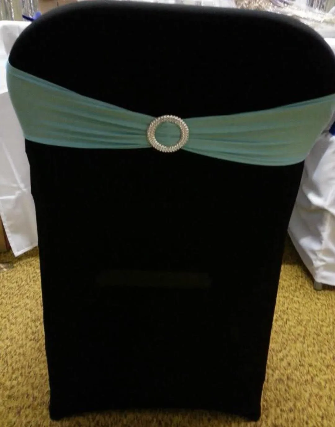 Light Turquoise Spandex Chair Bands