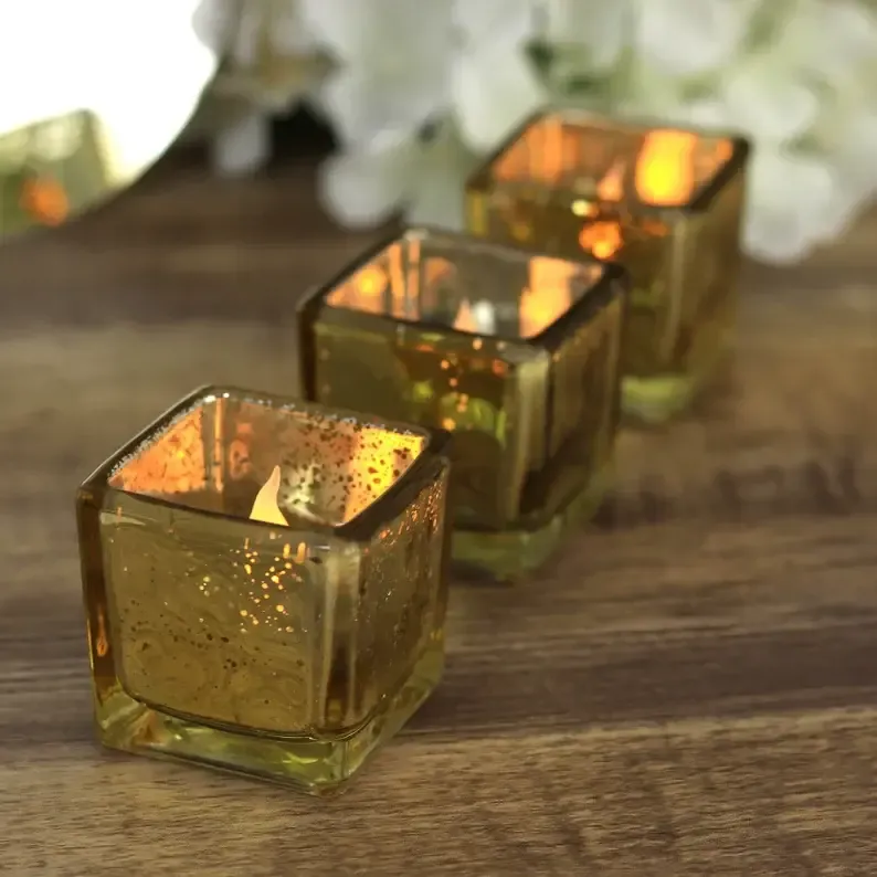 Gold Votive Square
