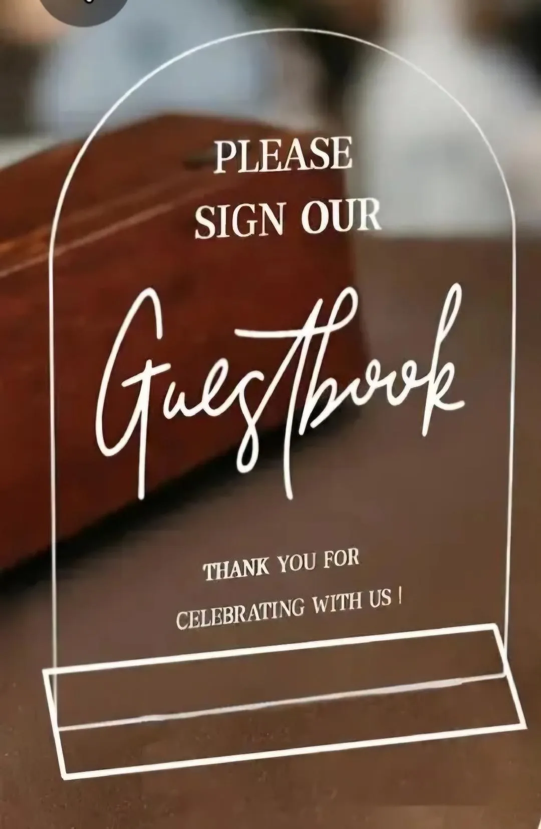 Acrylic Guestbook Sign