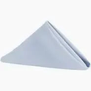 Dusty Blue Polyester Napkins 20 Inch X 20 Inch