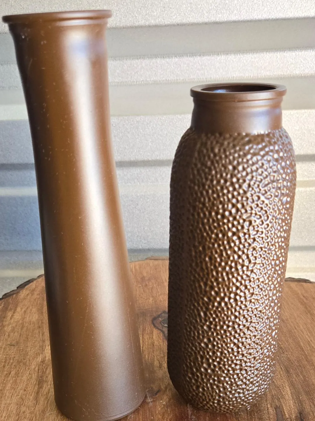 Dark Brown Centerpiece Vases 