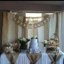 Burlap Love is Sweet Banner