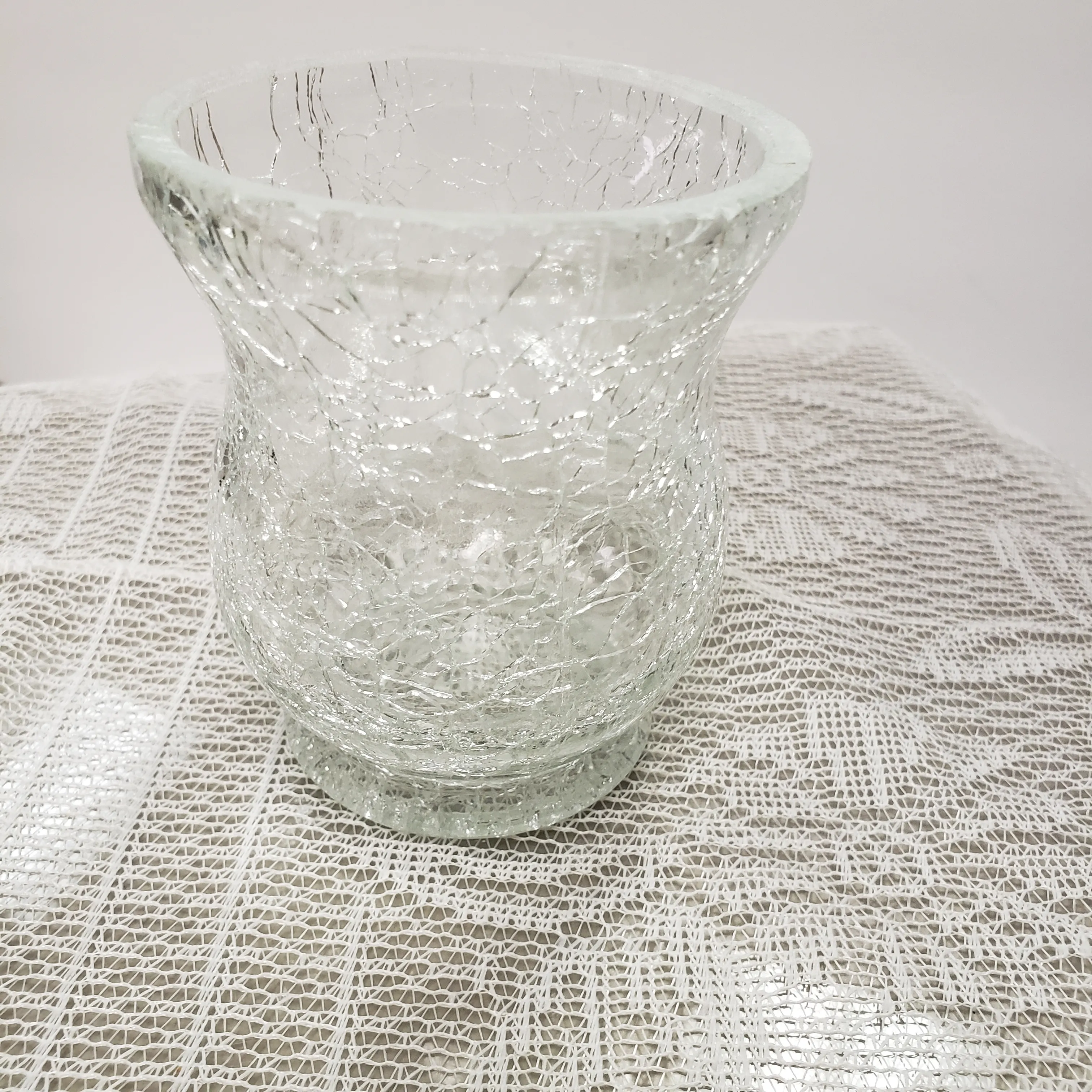  Clear Crackle Votives