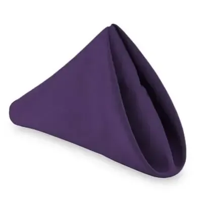 Purple Polyester Napkins 20 X 20 Inch