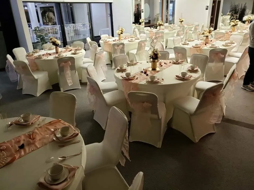 Rose Gold Runner with Gold Sequins