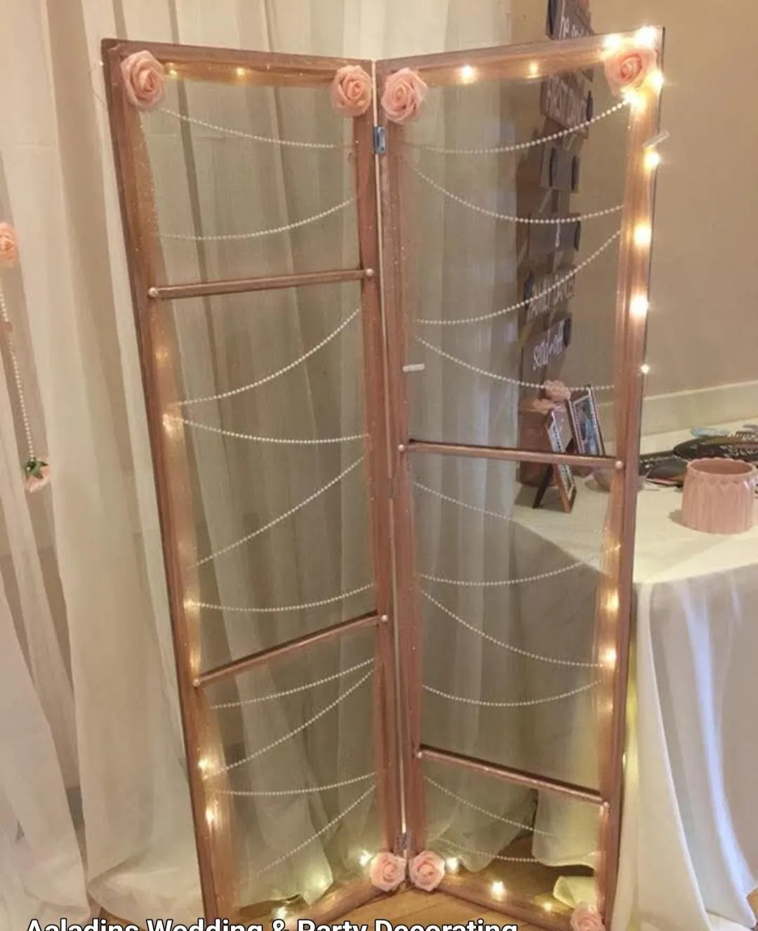 Rose Gold Standing Frame for hanging photos
