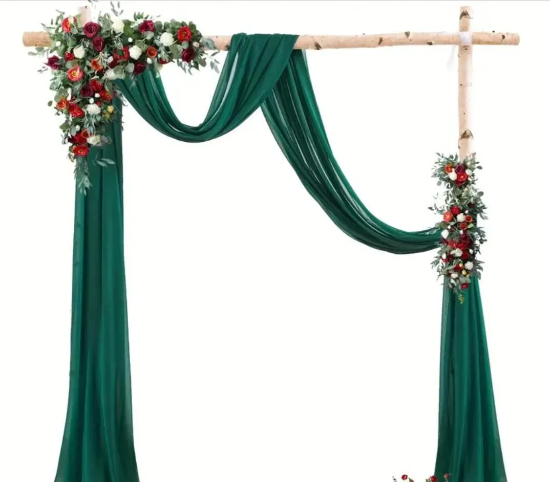 Dark Green Valance 29.5 Inches x 236 Inches