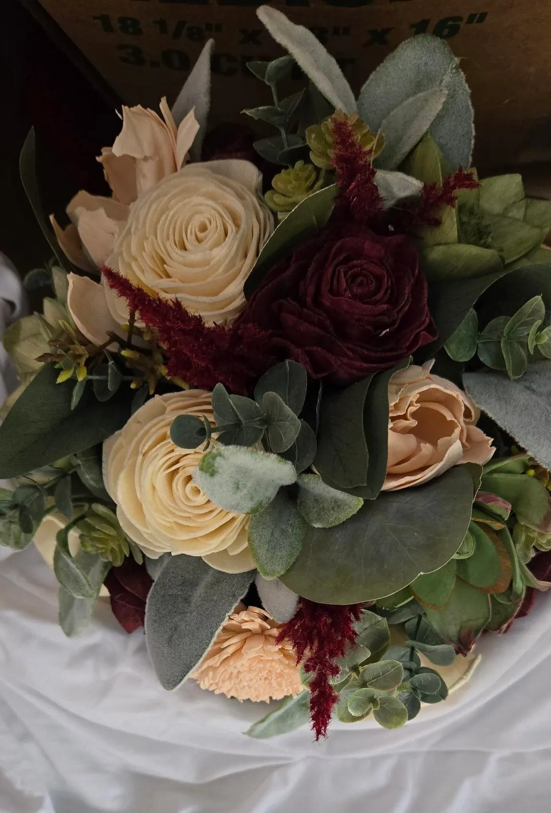 Bouquet of Wood  Flowers For Centerpieces
