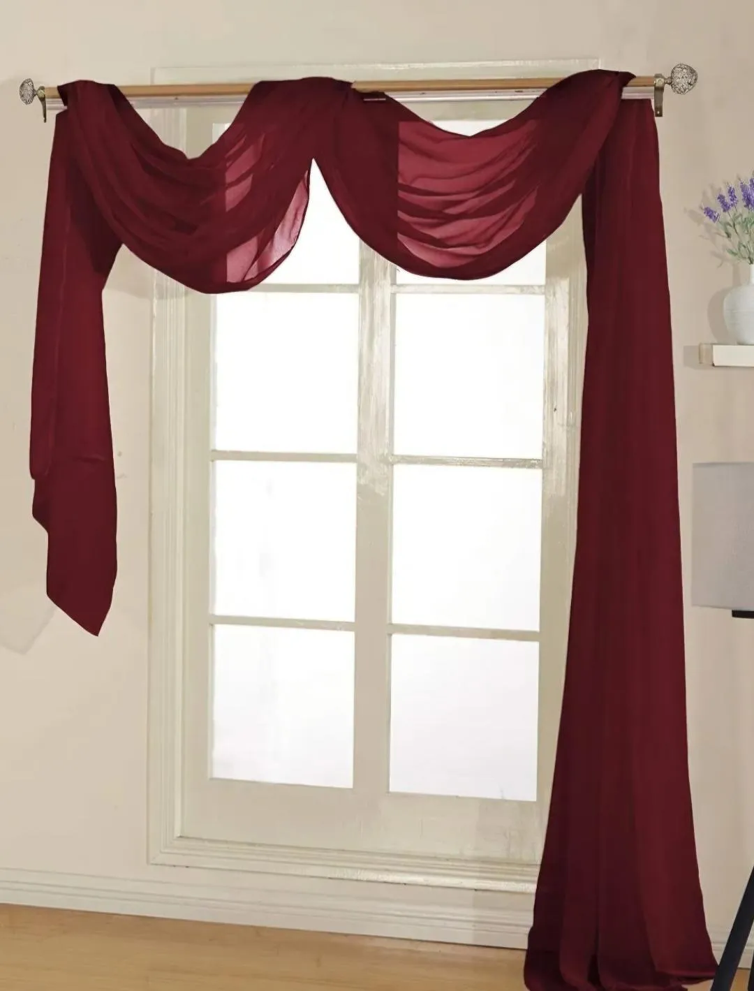 Burgundy 54 Inch X 216 Inch