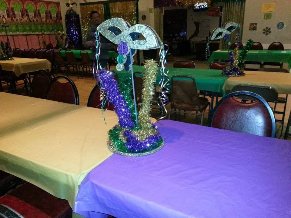 Mardi Gras Centerpieces