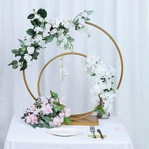 Double Hoop Gold Decoration