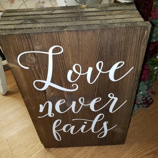 Wood 1st Corinthians Signs 1-13