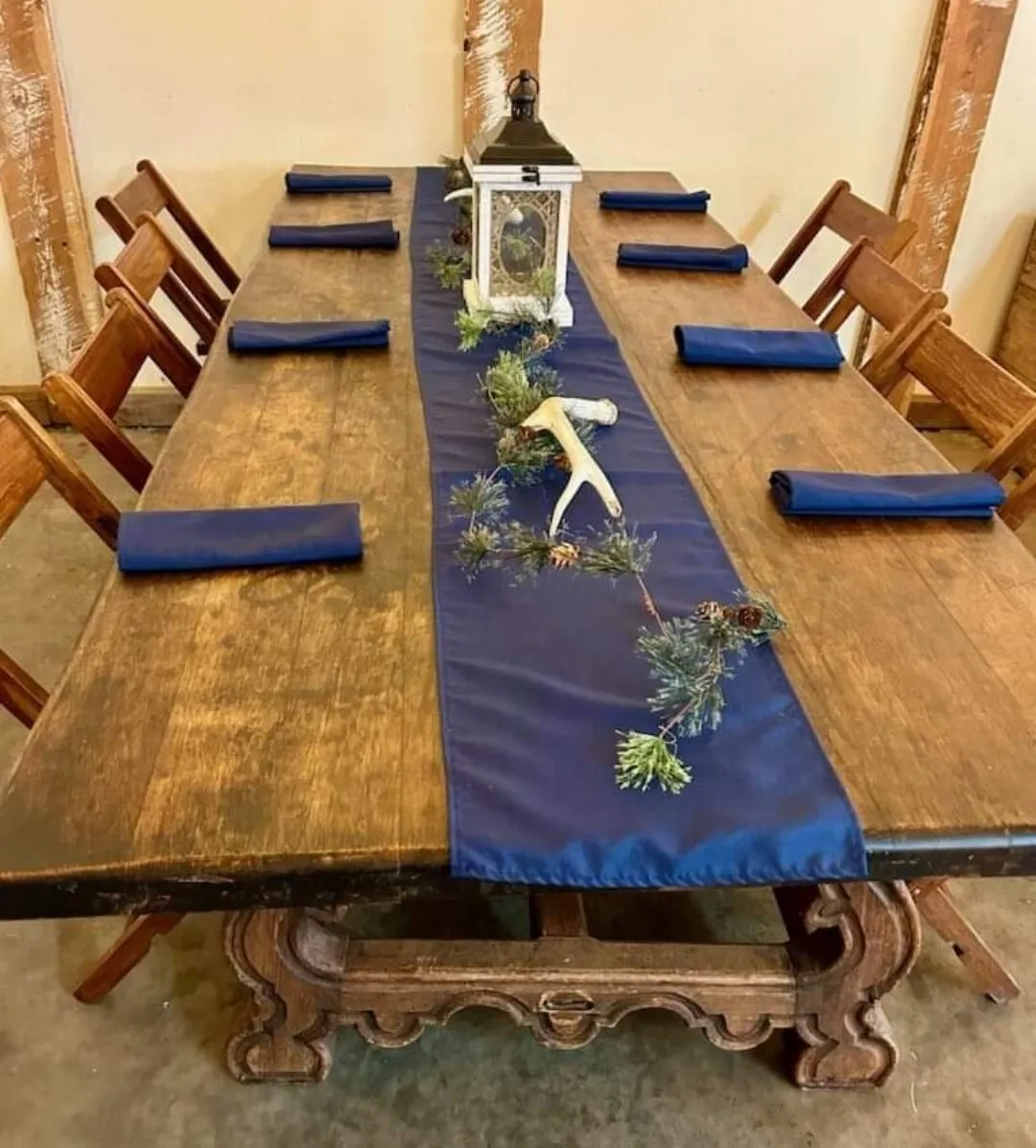 POLYESTER NAVY RUNNERS