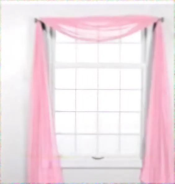 Pink Sheer Scarf 38 Inches X 216 inches