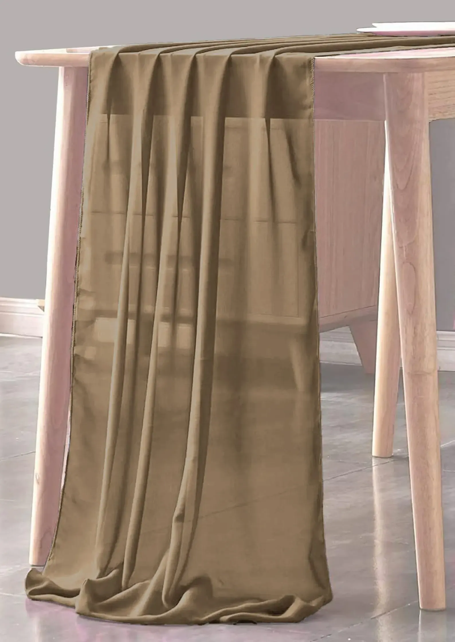 Mocha Chiffon Runner