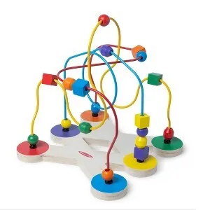 The Hearth & Hand Wooden Baby Push Walker and Activity Center
