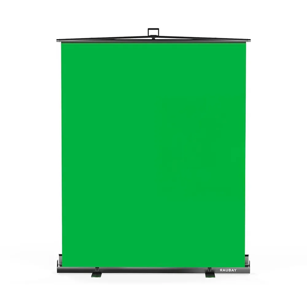 RAUBAY Collapsible Green Screen (Retractable 5x6.5')