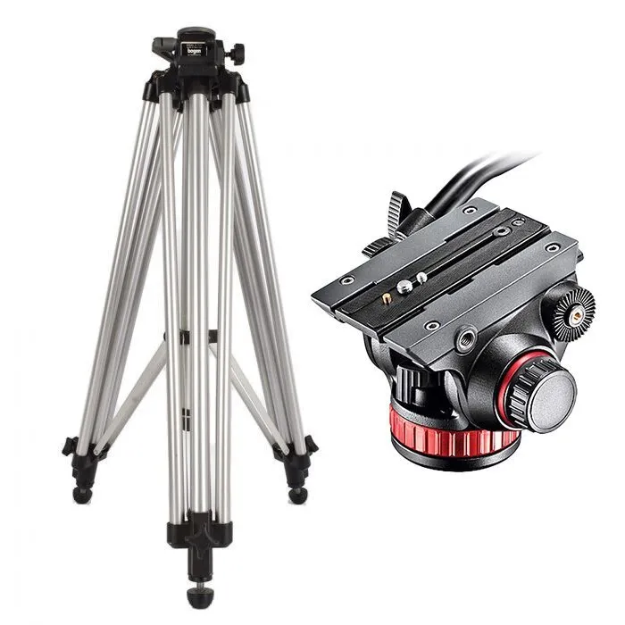 Manfrotto 3046 Pro Tripod with Manfrotto 502 Fluid Video Head