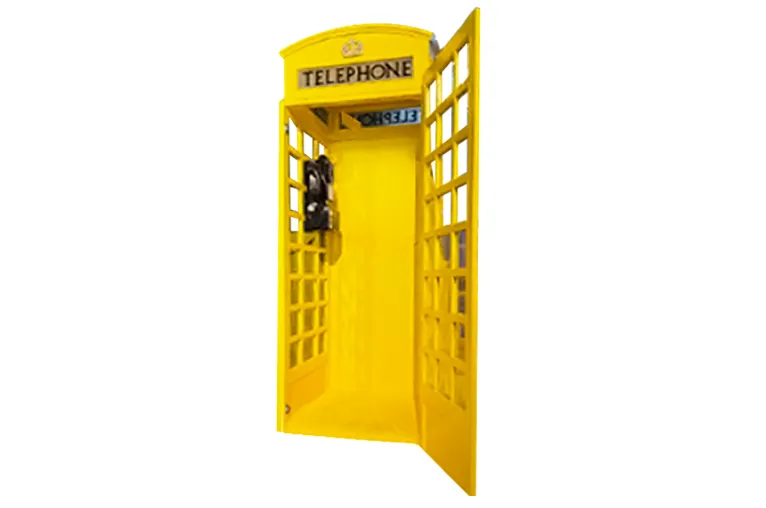 Yellow Phone Booth