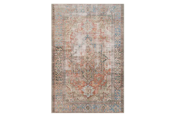 Persian Tabriz Vintage Look Rug