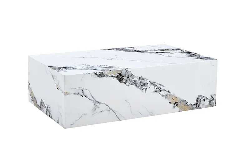 Faux Marble Coffee Table