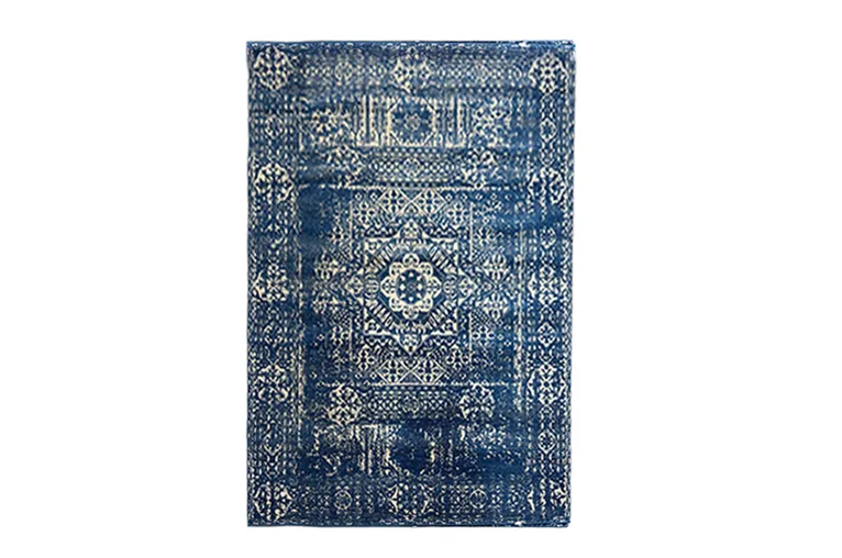 Indigo Boho Woven Rug