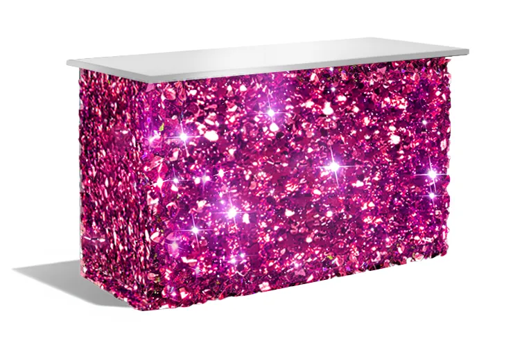 Pink Floral Mylar Bar