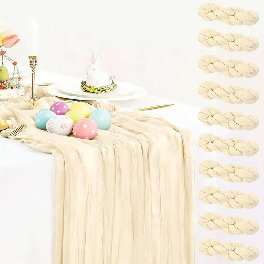 Cream Cheese cloth Runner