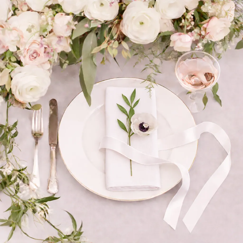  Poly cotton napkins white 