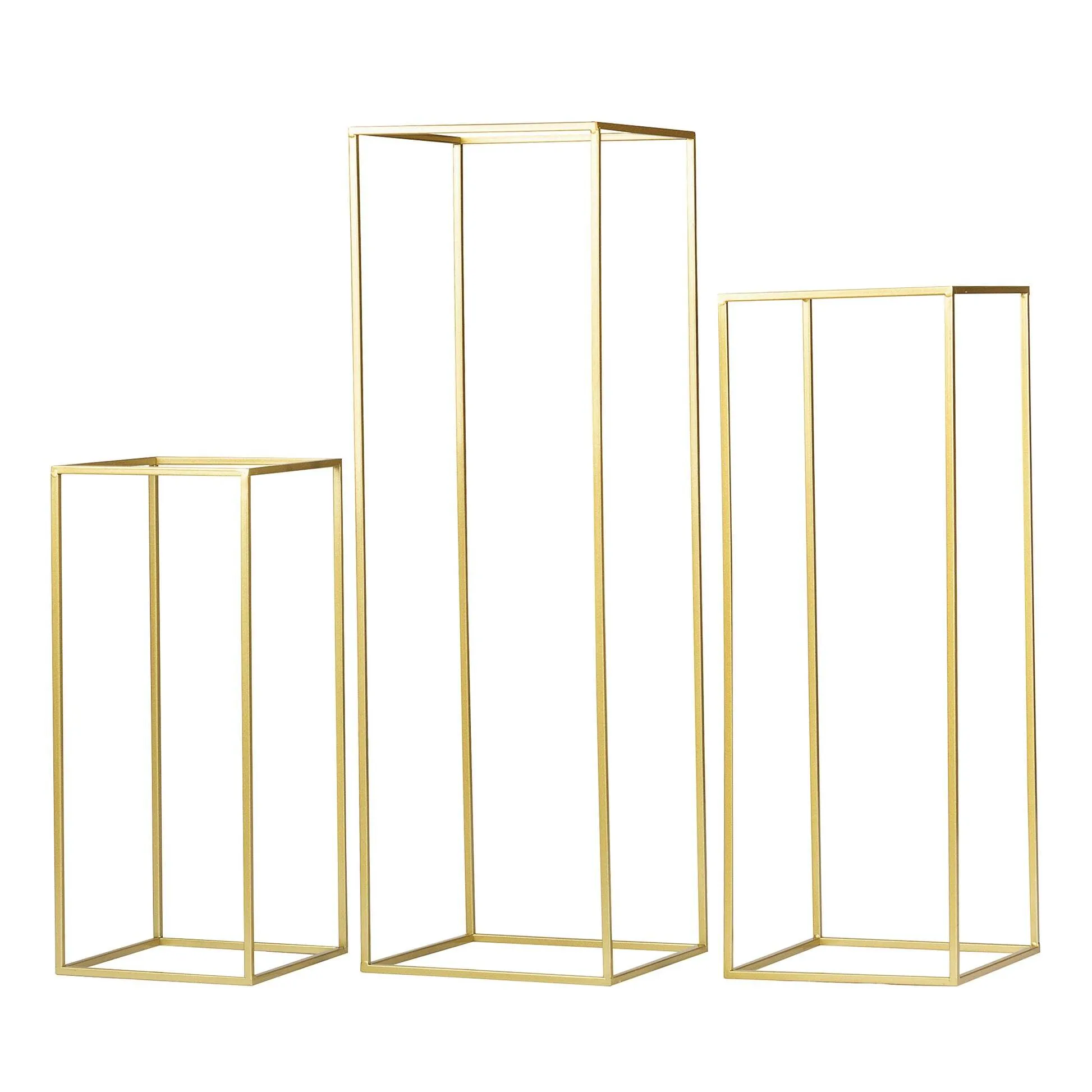 centerpiece - Gold rectangle  Stand